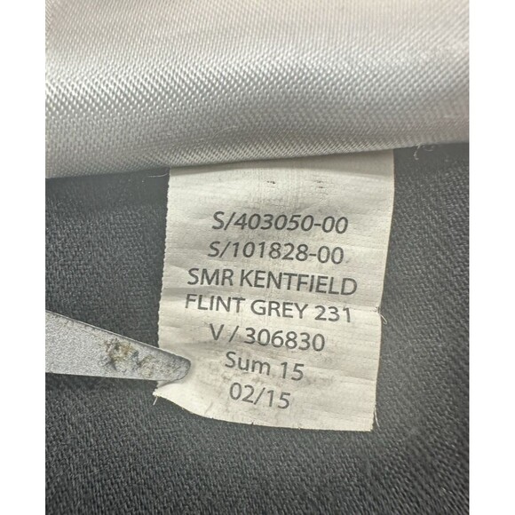 Banana Republic Kentfield Pants Chino Men's 36x30 Gray Herringbone Cotton Casual - Picture 8 of 13